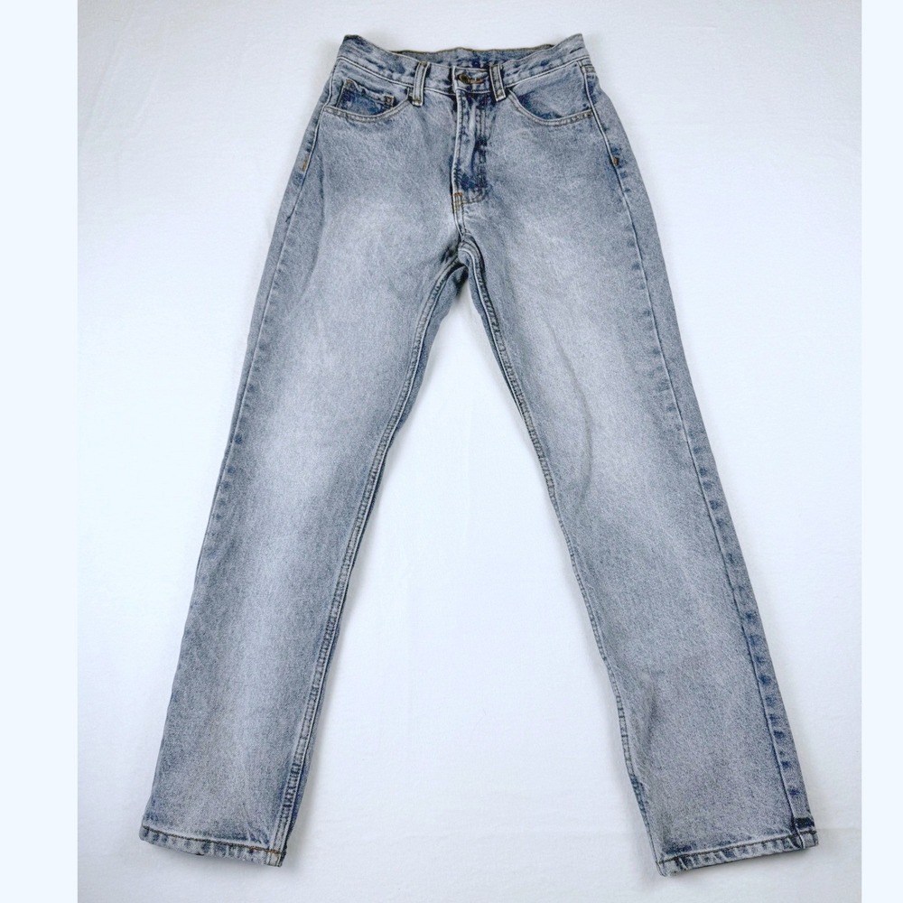 John Galt Brandy Melville‎ Light Wash High Waisted Straight Leg Jeans RR082 S